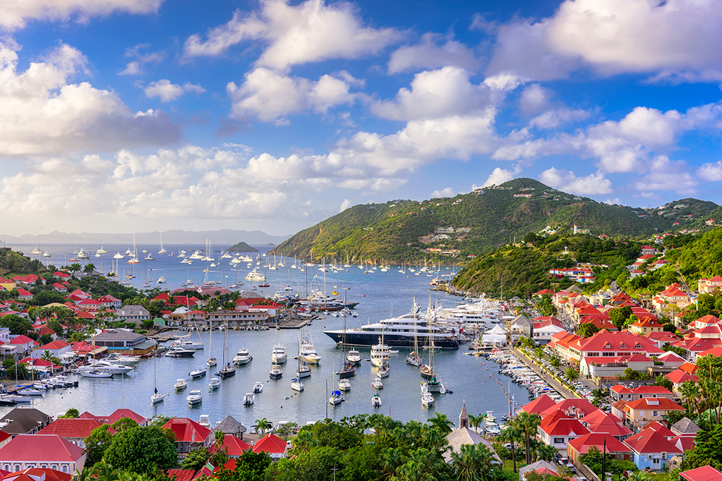 View of Gustavia Harbor, St. Barths vacation package