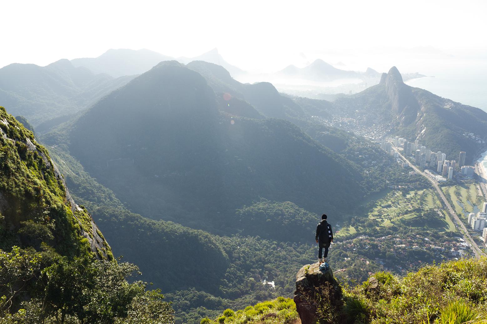 Hike through rainforests, and overlook cities from coastal mountains with Brazil tours and excursions