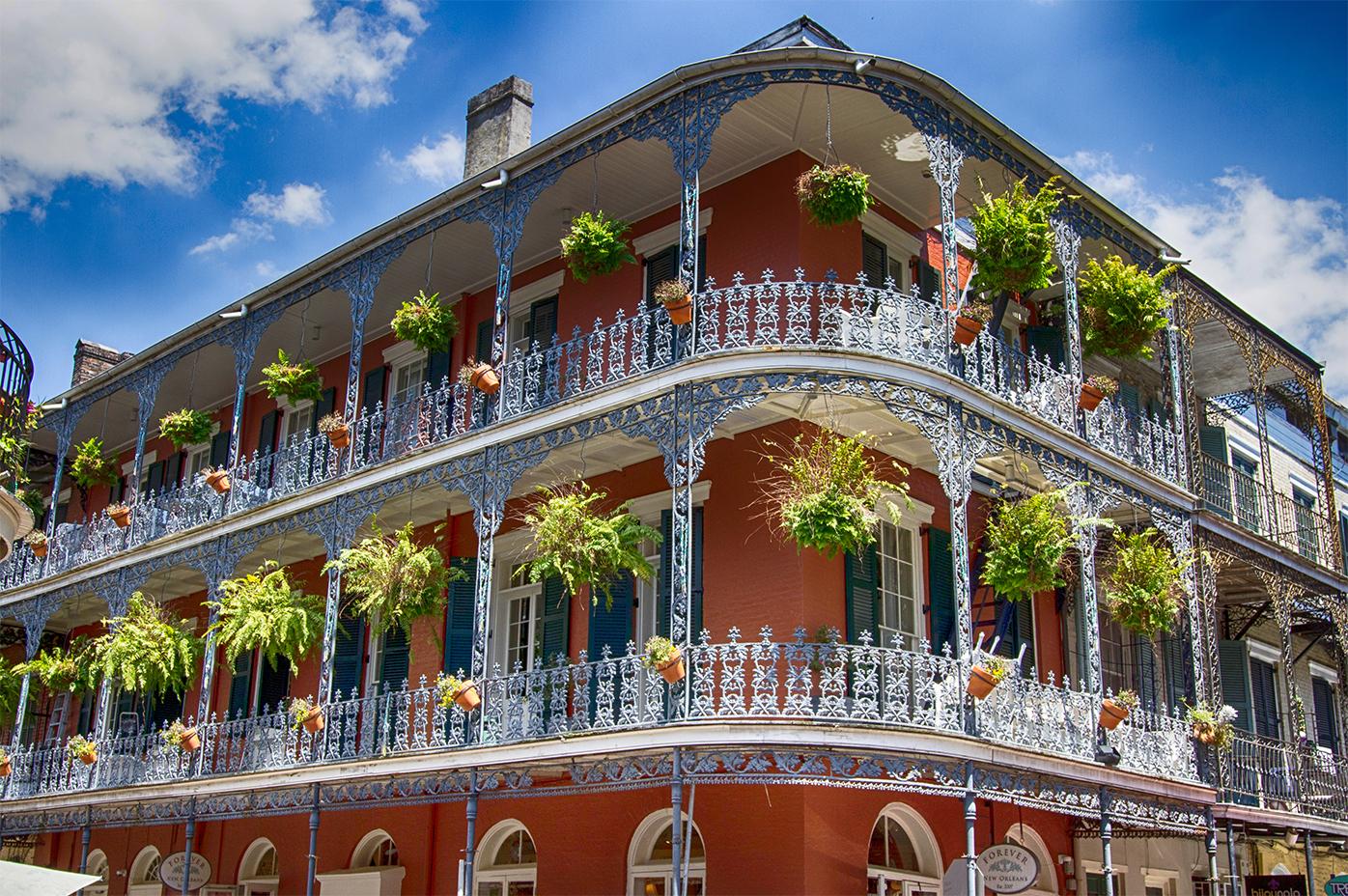 Stunning architecture in New Orleans, Louisiana